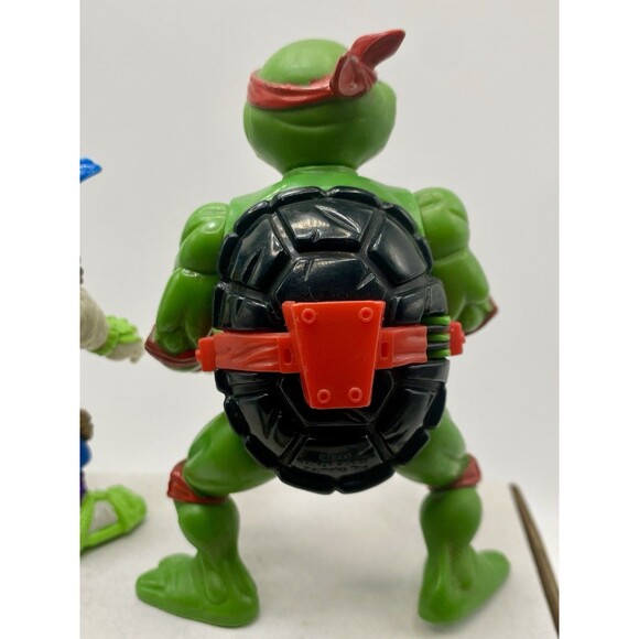 1991 Vintage TMNT Playmates Teenage Mutant Ninja Turtles Lot Of 5 Action Figures - Picture 10 of 11